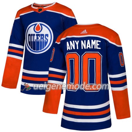 Herren Eishockey Edmonton Oilers Trikot Custom Adidas Alternate 2018-19 Authentic